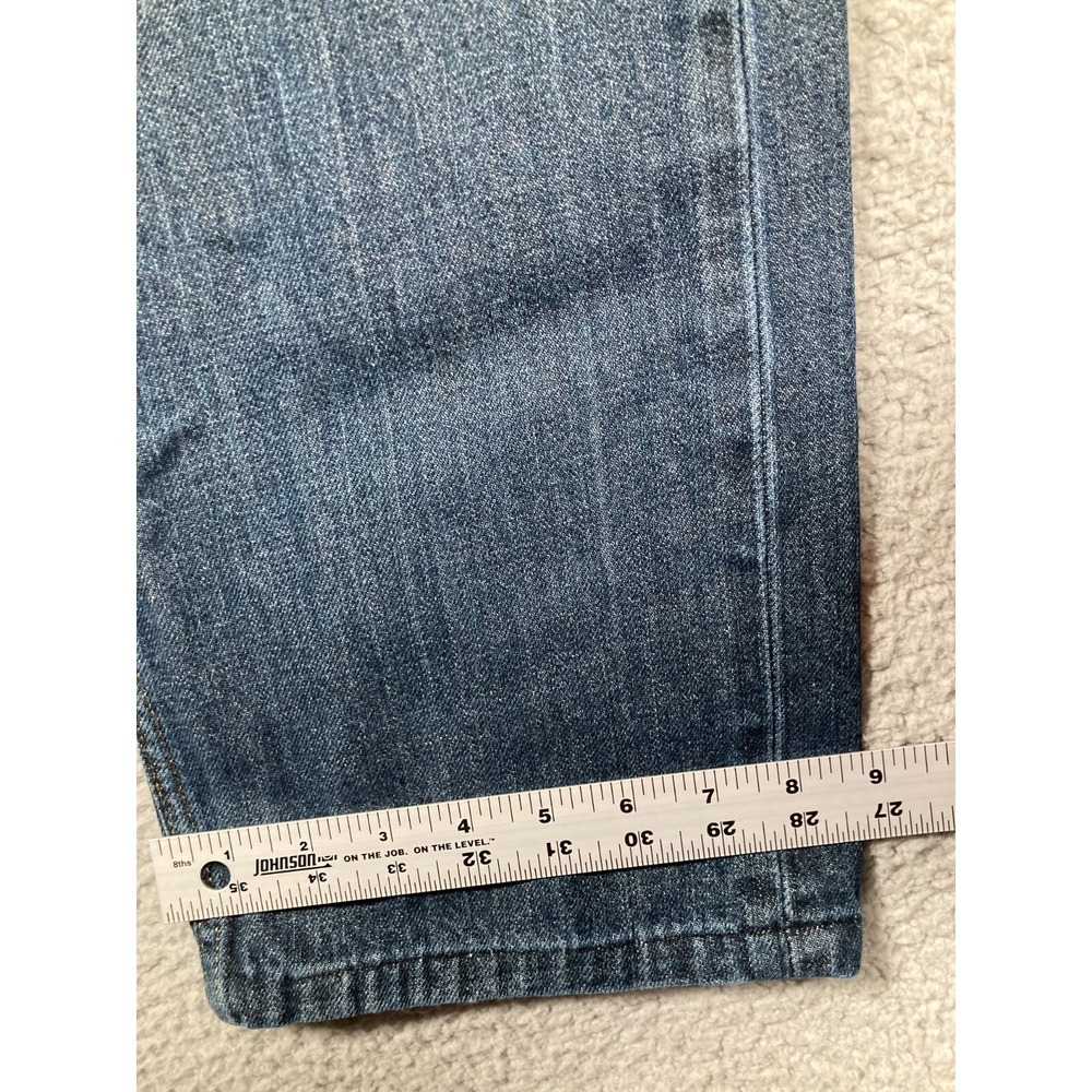 Levis Jeans Men's 36x30* Blue 505 Regular‎ Straight American Medium Wash Denim - Picture 9 of 16